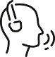 24/7 Trading Support and Assistance Icon Customer support icon with headset and user profile